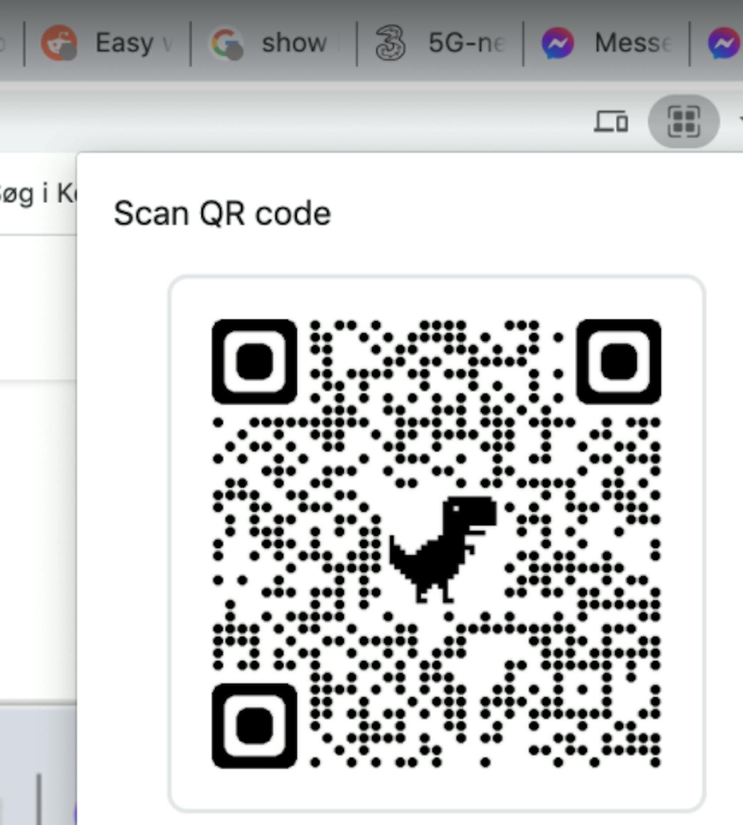 Lag en QR-kode direkte i Chrome. Lag en QR-kode direkte i Chrome.
